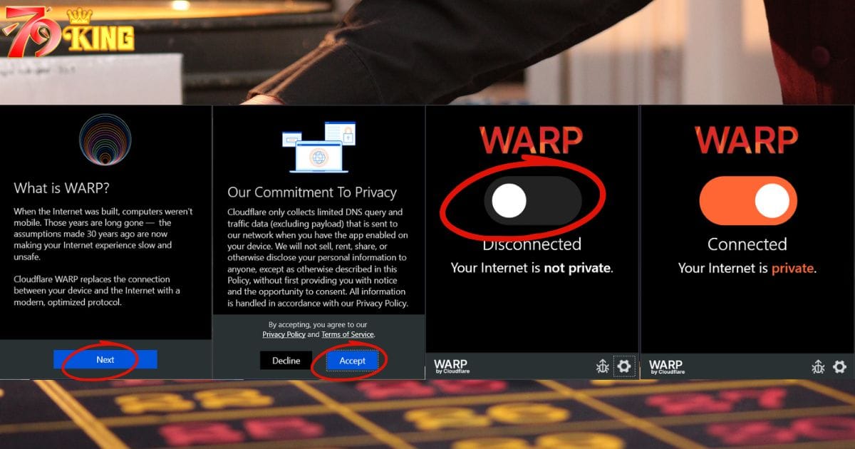 Các bước cài đặt và khởi động 1.1.1.1 Cloudflare